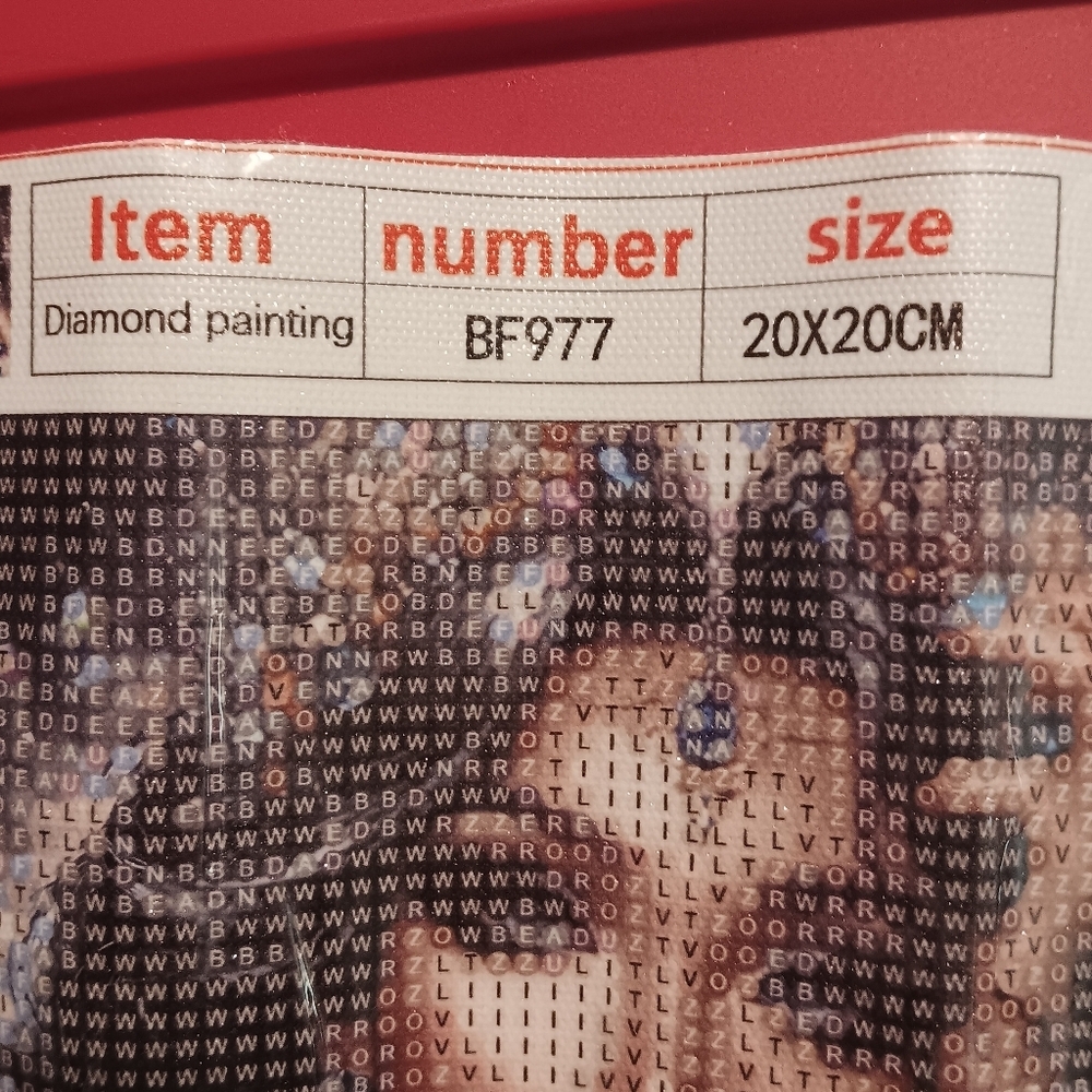 Diamond Painting Kit with Woman Design 20x20 - Picture 2 of 5